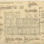 Winterthur: Kantonsspital, Hauptgebäude, Aufbau, Westflügel, Balkenlage über dem 2. Stock; Schnitte (Nr. 26)