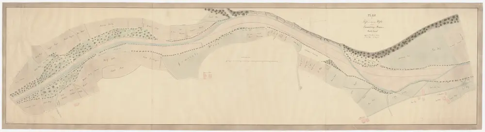 Wila, Turbenthal: Von der Brücke bei Sommerau bis Turbenthal, Tösskorrektion; Situationsplan vom (Töss-Gebiet Nr. 20)