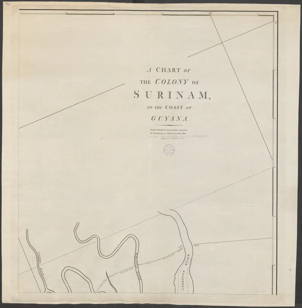 A chart of the colony of Surinam, on the coast of Guyana [sheet 2]