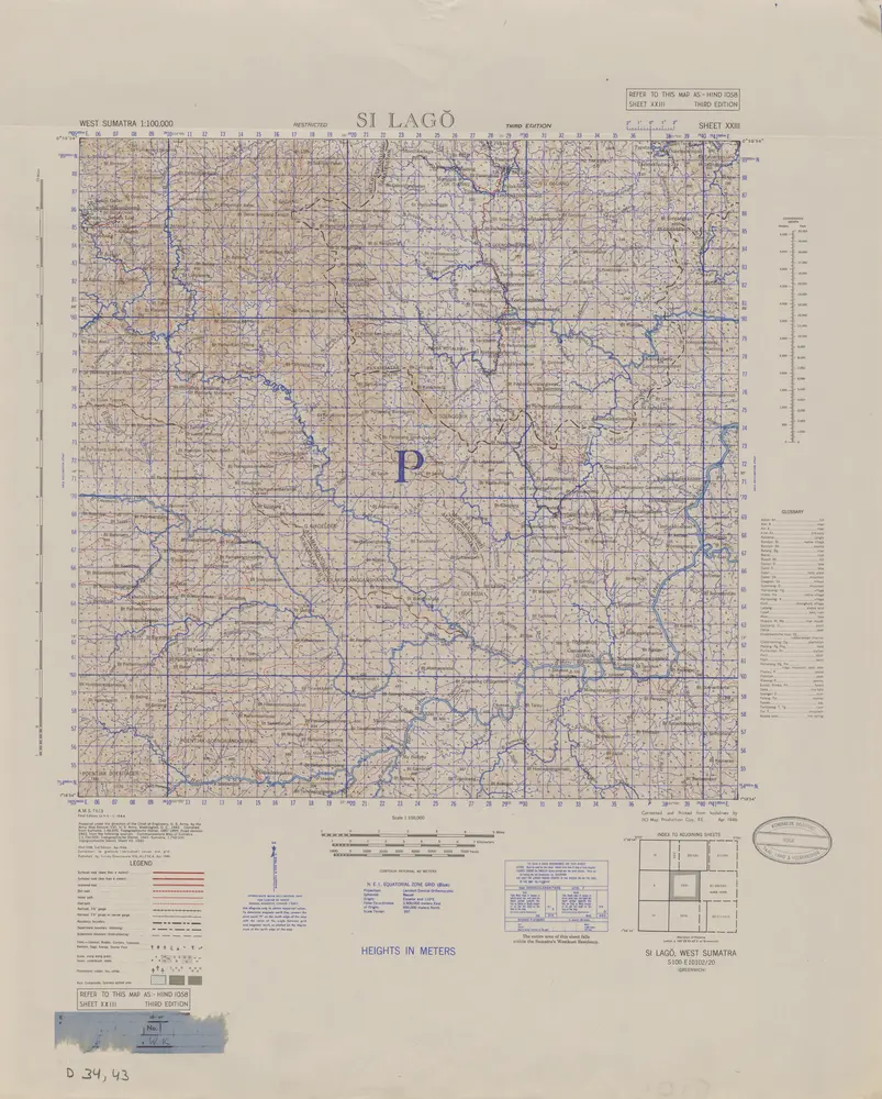 Si Lago / prepared under the direction of the Chief of Engineers U.S. Army by the Army Map Service, U.S. Army, 1943