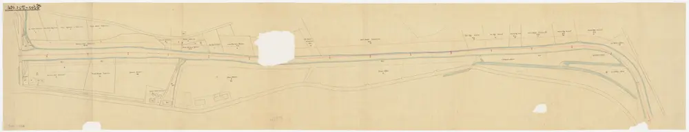 Zell, Kyburg, Seen: Töss von der gedeckten Brücke bei Kollbrunn bis oberhalb Sennhof; Situationsplan (Töss-No. 126)