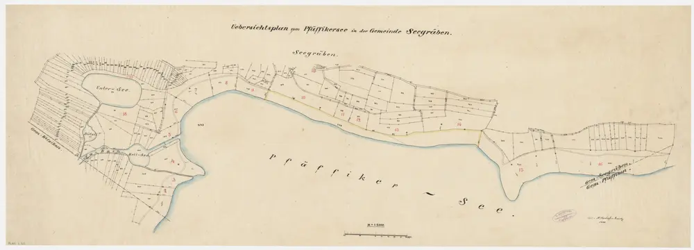 Seegräben: Pfäffikersee; Übersichtsplan