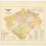 Mapa jednot České obce sokolské v září 1889