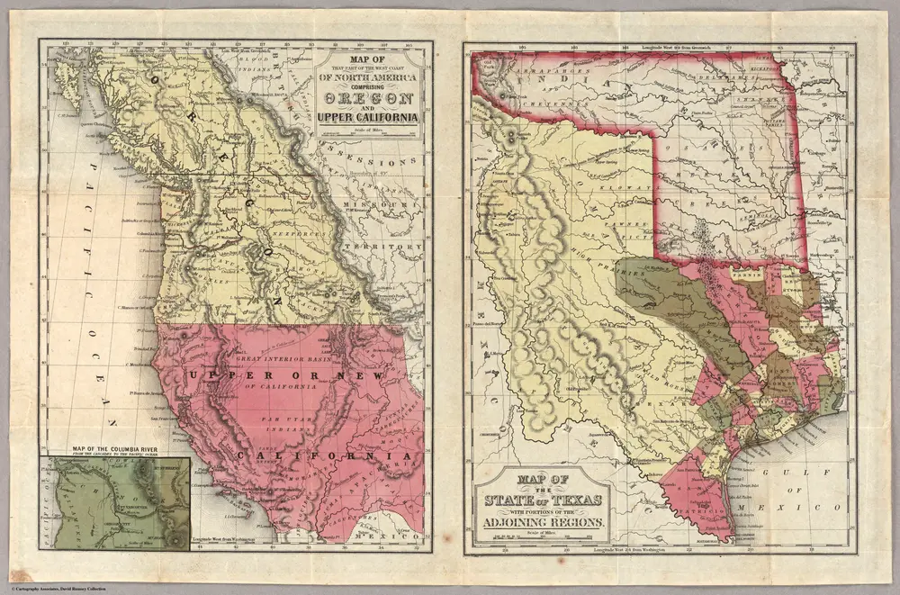 Geographical Description Of The State Of Texas.