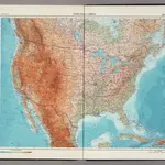 194-195.  United States of America.  The World Atlas.