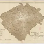 Isochronická mapa Čech