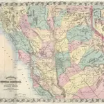 Bancroft’s New Map of Central California Compiled by Wm. Henry Knight...