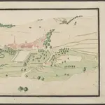 HZAN GA 100_Nr. 1078_ : IngelfingenPlan von Stadt und Schloss Ingelfingen mit Umgebung