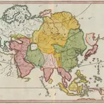 [Asia] [Karte], in: Atlas Methodicus Explorandis Juvenum Profectibus In Studio Geographico Ad Methodum Hübnerianam Accommodatus, S. 32.