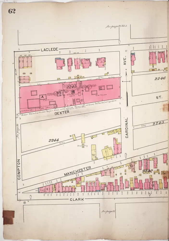 A. Whipple & Co.'s insurance map of St. Louis, Mo