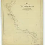 Map of the Settled Part of California From San Francisco to San Diego