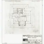 Einfamilienhaus Blümlisalpstrasse 47: Ansichten, Grundrisse und Querschnitt: Dachgeschoss; Grundriss