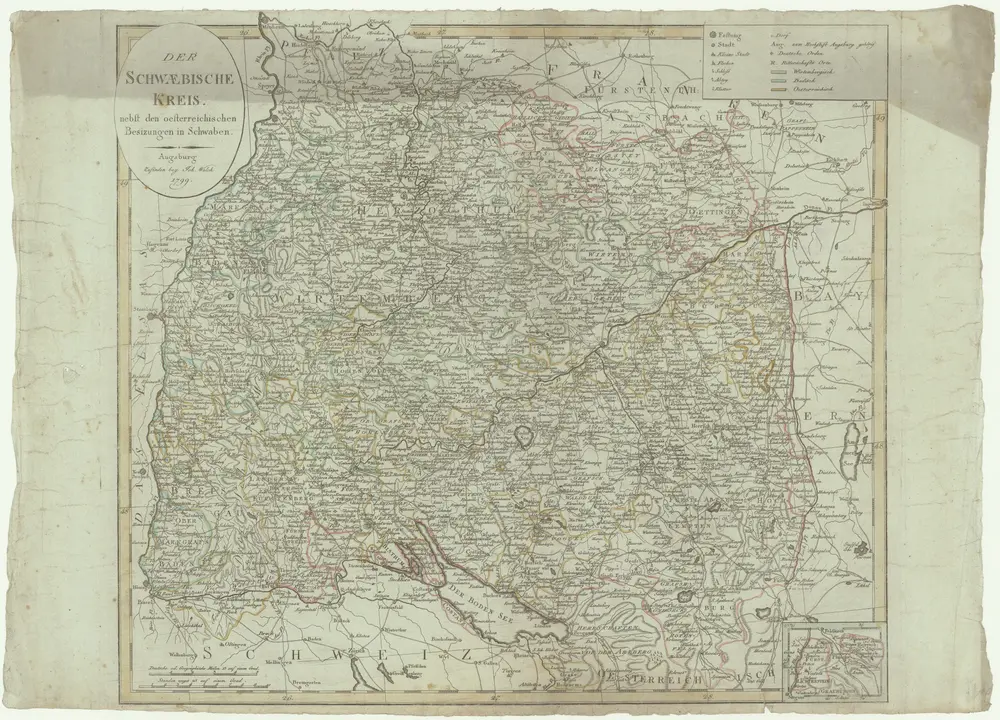 Der Schwaebische Kreis nebst den oesterreichischen Besizugen in Schwaben