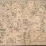 Colton's plans of U.S. harbors, showing the positions & vicinities of the most important fortifications on the sea-board and in the interior