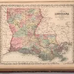 A New Map of Louisiana : Published by Charles Desilver. 24