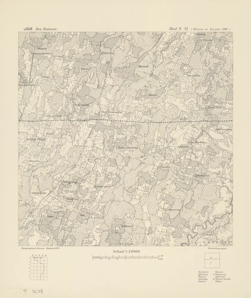 [Setoe] : herzien in het jaar 1901 / Topographisch Bureau