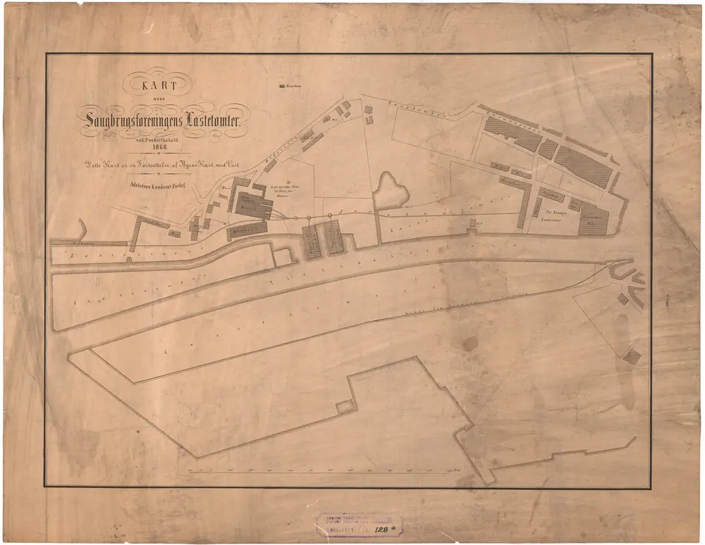 Smålenenes amt nr 128-a: Kart over Frederikshald