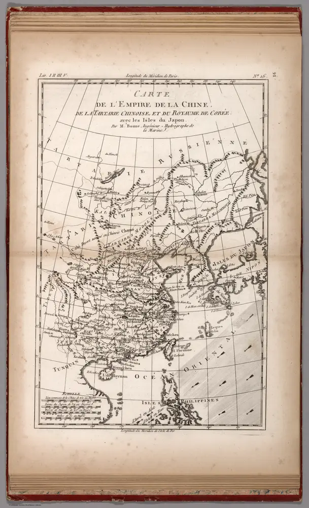 Carte de l'Empire de la Chine