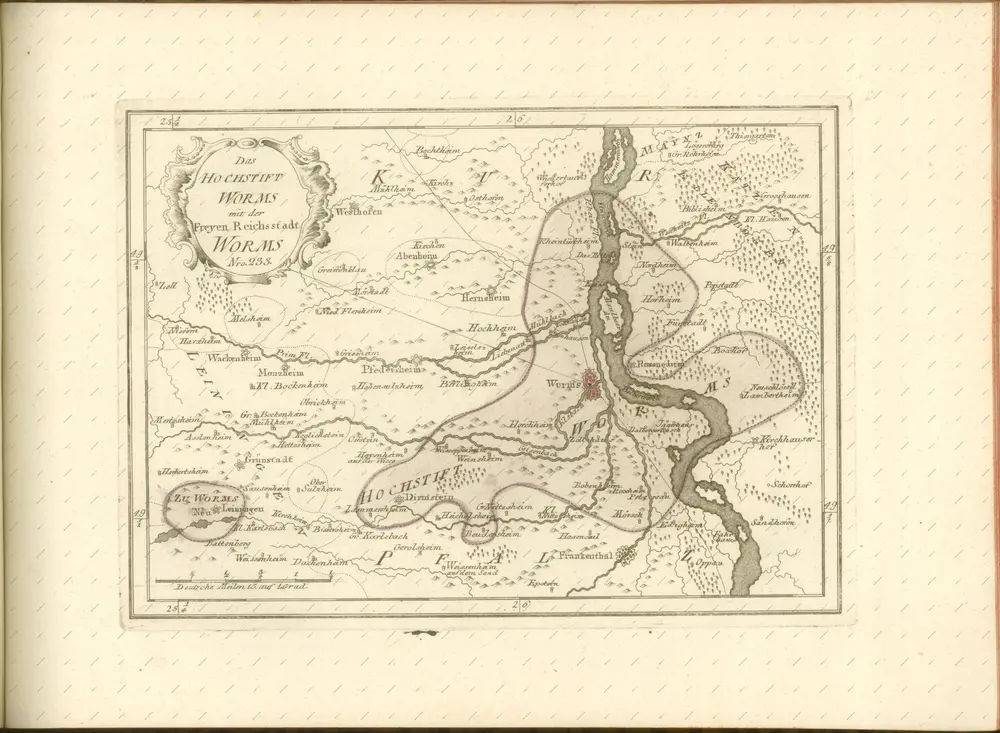 mapa z atlasu "Schauplatz der fünf Theile der Welt :"