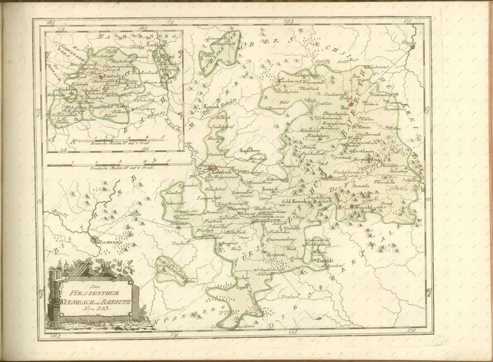 mapa z atlasu "Schauplatz der fünf Theile der Welt :"