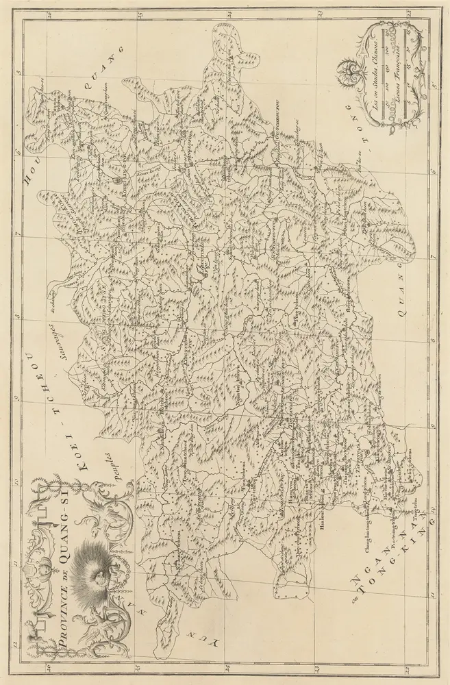 Province De Quang-Si [Karte], in: Nouvel Atlas De La Chine, de la Tartarie Chinoise Et Du Thibet, S. 52.