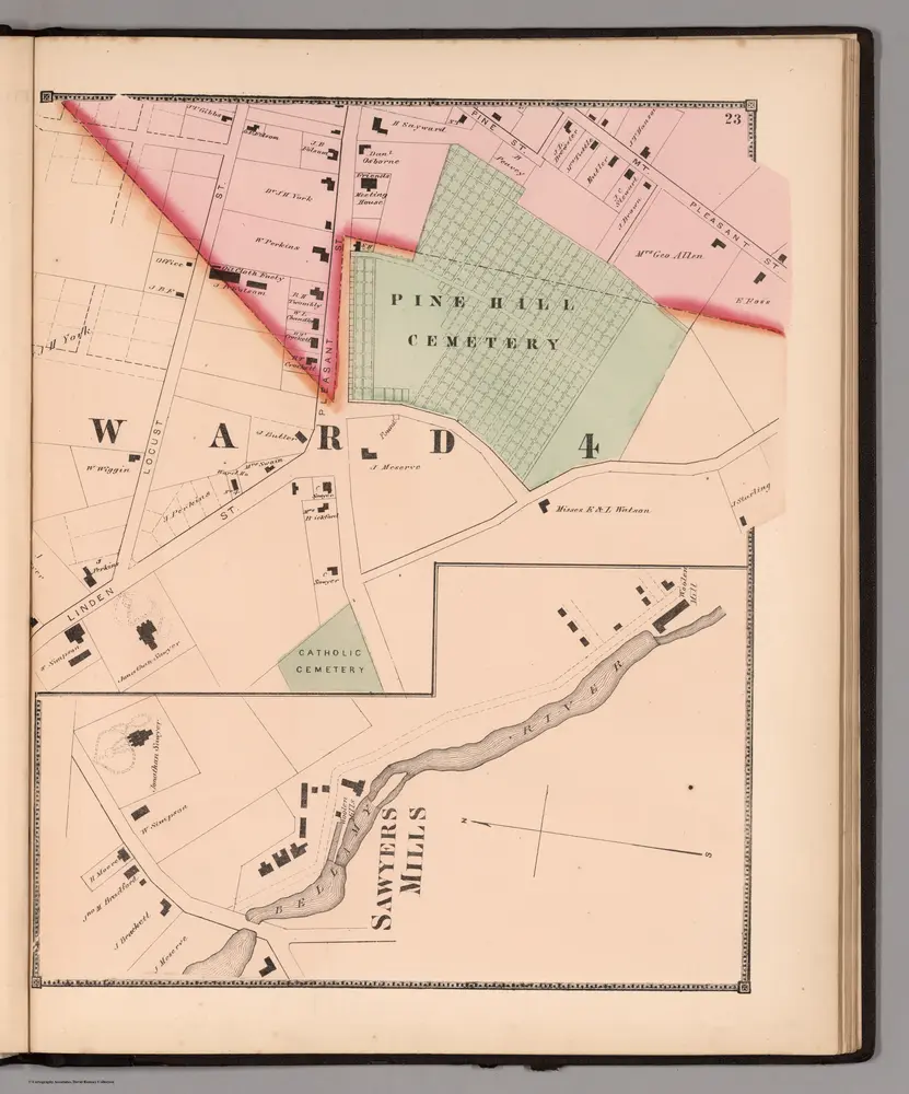 City of Dover - Southern Sheet, Strafford County, New Hampshire.  Sawyers Mills.