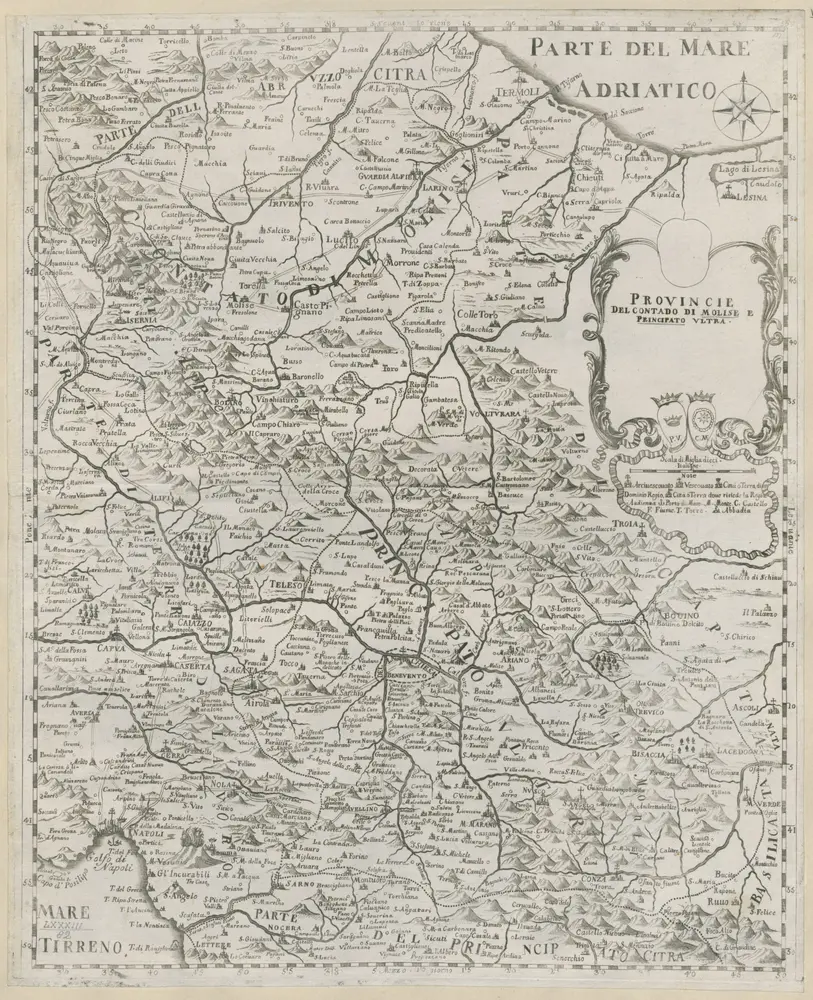 PROVINCIE DEL CONTADO DI MOLISE E PRINCIPATO VLTRA.