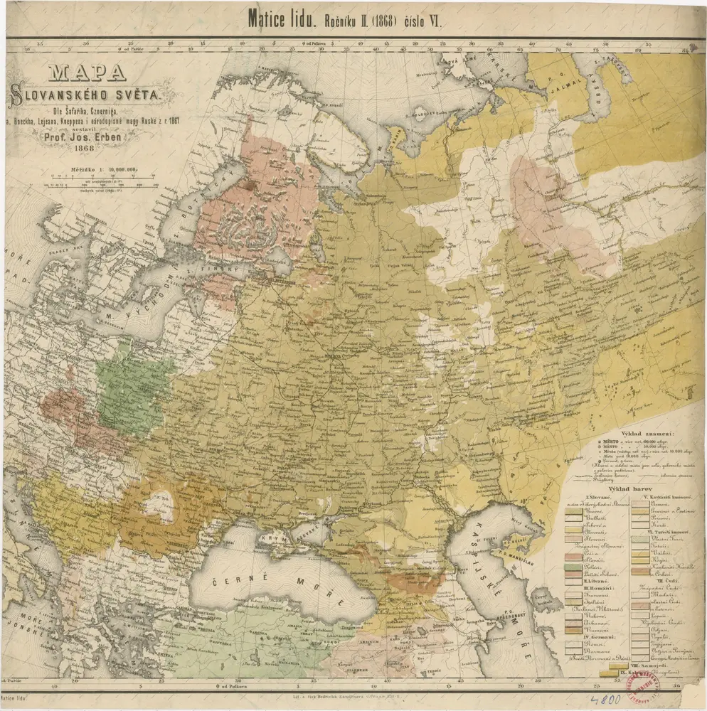 Mapa slovanského světa