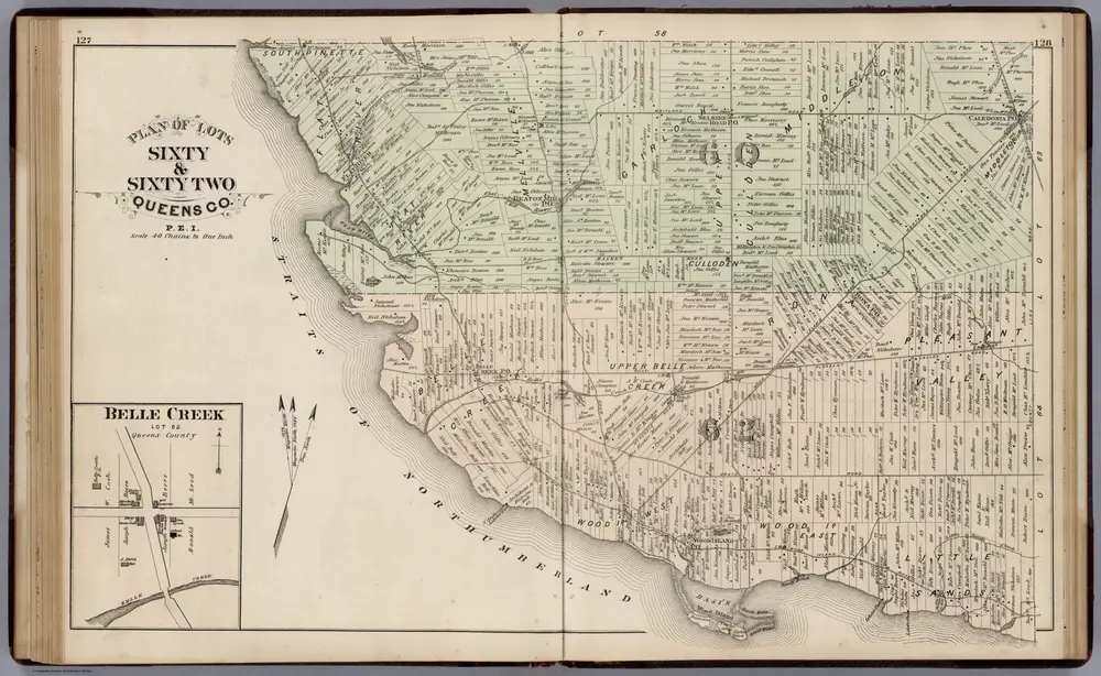 Plan of Lots Sixty & Sixty Two, Queens Co., P.E.I.