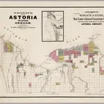 Map Of Astoria And Environs, Oregon