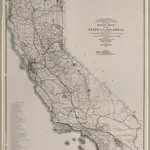 Road Map of the State of California, 1922.