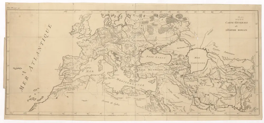 Carte generale de l'Empire romain