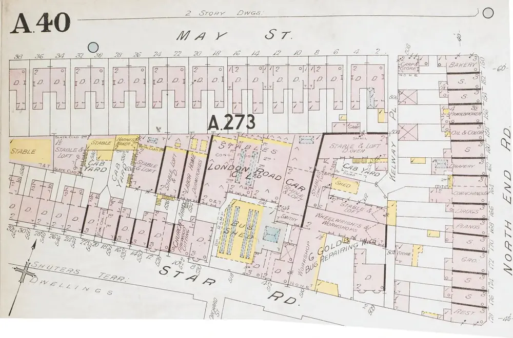 Insurance Plan of London Western District Vol. A: sheet 40-1