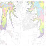 Brisbane River flood plain map of Brisbane and suburbs sheet 8