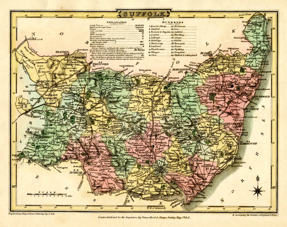 Suffolk Map