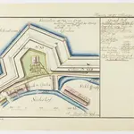 Zürich: Dem Spital Zürich gehörende Lehen in den Fortifikationswerken; Ansichten, Grundrisse und Schnitte: Schanzenlehen Nr. 21 Kleine Stadt, beim Seidenhof-Bollwerk; Grundriss