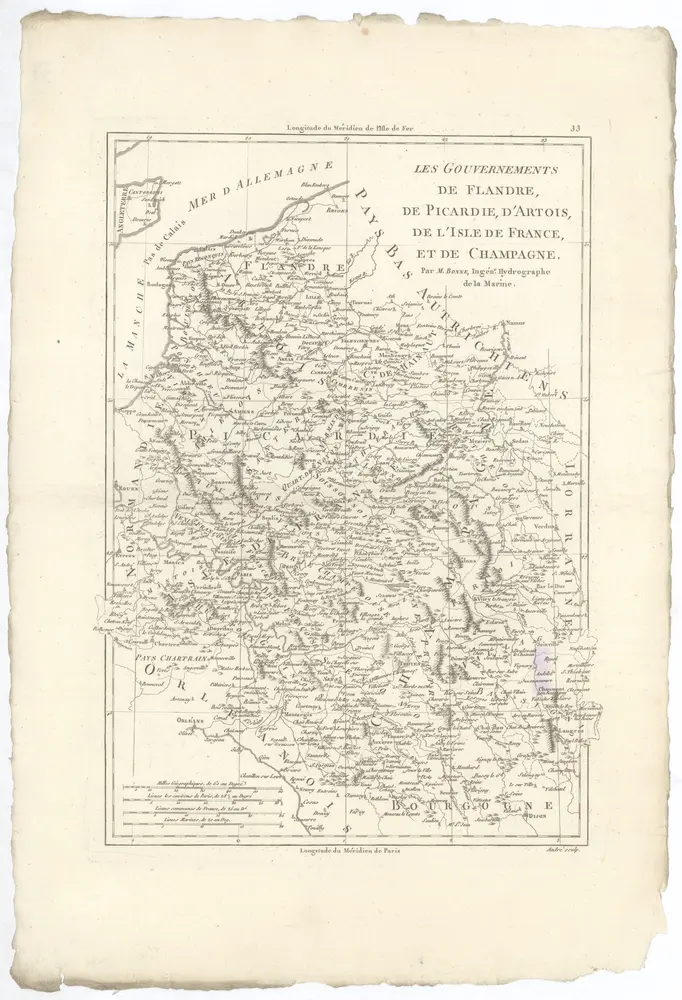 Les gouvernements de Flandre, de Picardie, d'Artois, de l'Isle de France, et de Champagne