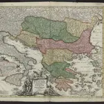 Fluviorum in Europa principis Danubii Cum Adiacentibus Regnis, nec non totius Graeciae Et Archipelagi Novißima Tabula