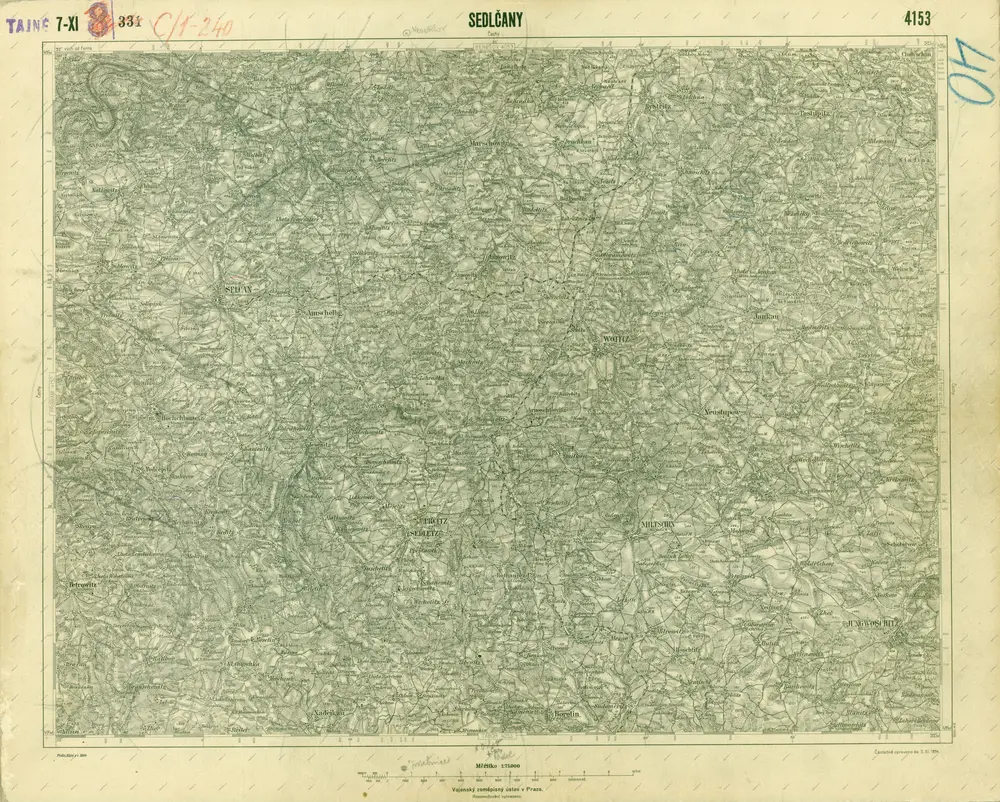 III. vojenské mapování 4153