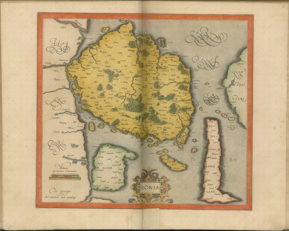 mapa z atlasu "Atlas Sive Cosmographicae Meditationes De Fabrica Mvndi Et Fabricati Figvra. Denuo auctos"