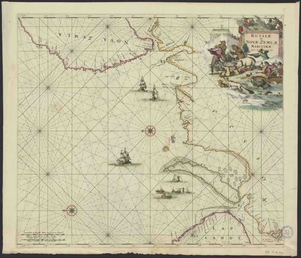 Russiae et Novae Zemlae maritimae.