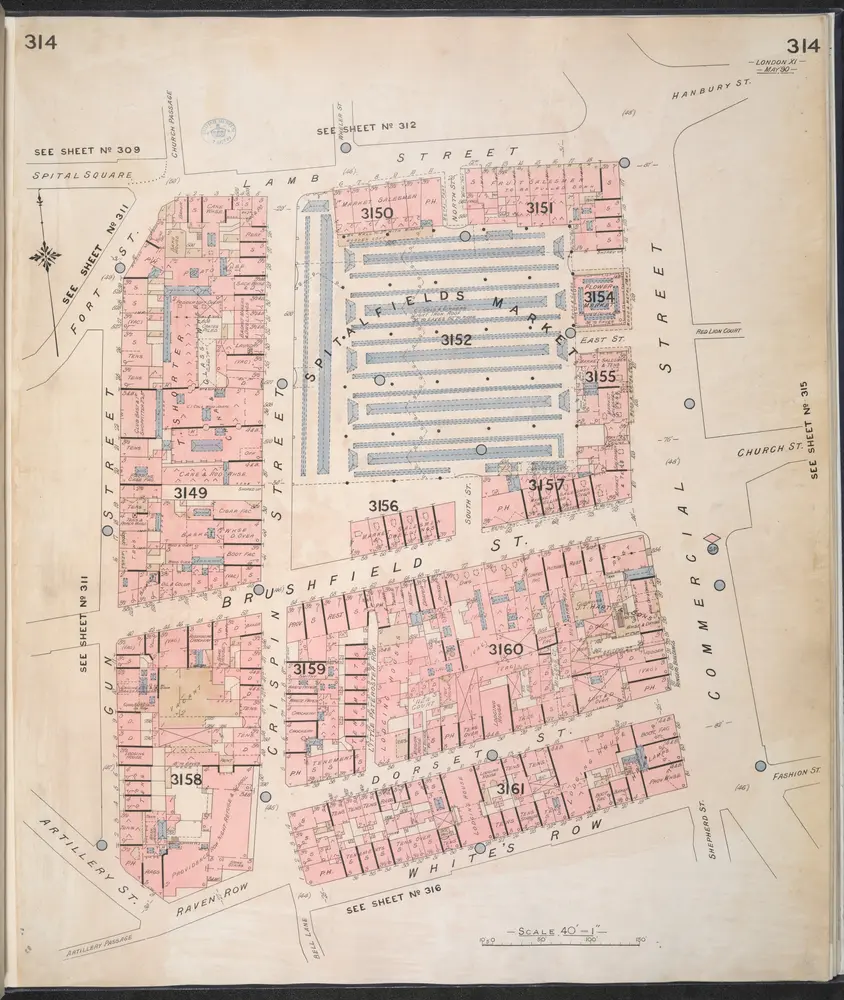 Insurance Plan of London Vol. XI: sheet 314