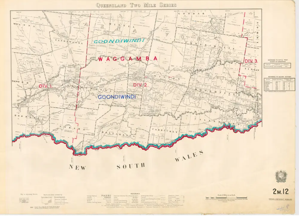 Queensland Two Mile series sheet 2m12