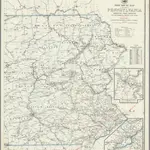 Post Route Map of the State of Pennsylvania (Eastern Sheet) ... September 1, 1937.