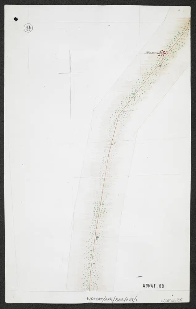 'Survey of Telegraph Line from Frere Town-Mombassa to Malindi. East Africa.'