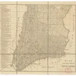 Plan von der Stadt New York