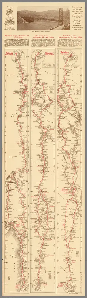 The Air Line, Fastest Motor Route between New York and Boston.