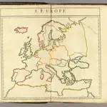 L'Europe (nom, maison, religion, etc. des souverains - outline)