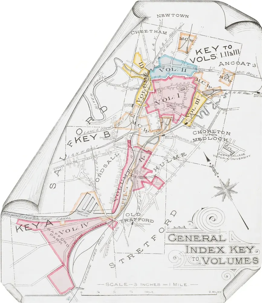 Insurance Plan of the City of Manchester Vol. IV: General Index Key to Volumes (2)