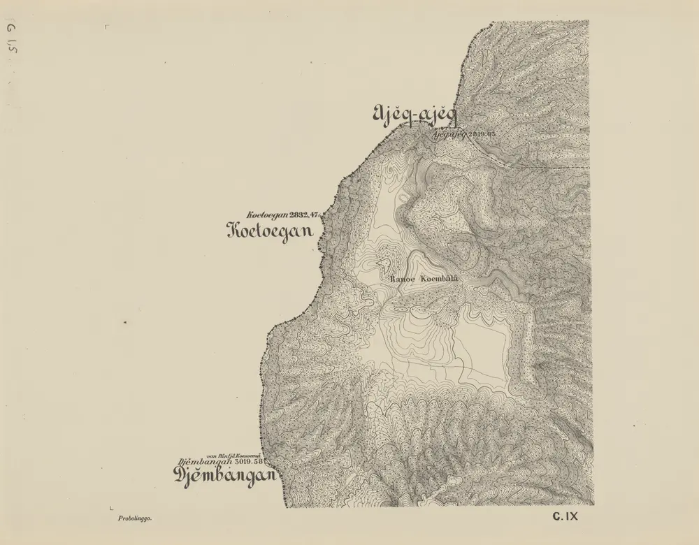 [Djembangan] / Topographisch Bureau van den Generalen Staf]